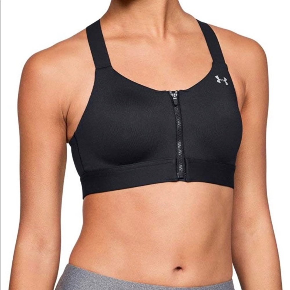 Women's Armour® Eclipse High — Zip Sports Bra